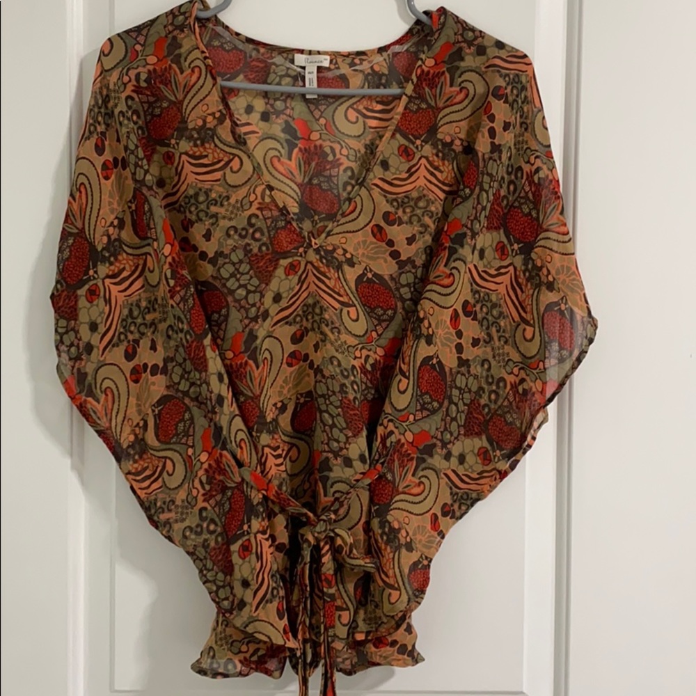 Nordstrom Flounce TBD Floral Blouse- size XS/S
